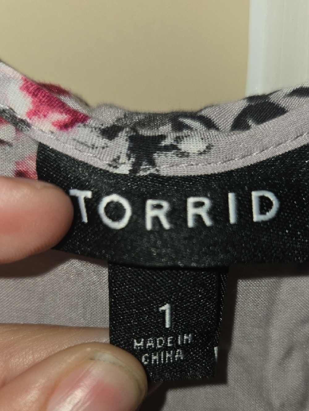 torrid Lavender Floral Smocked Babydoll Dress - Picture 2 of 5